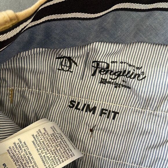 Original Penguin by Munsing Wear Khaki/Chino Slim Fit Shorts. Men’s Size 36. Tan - Picture 6 of 8